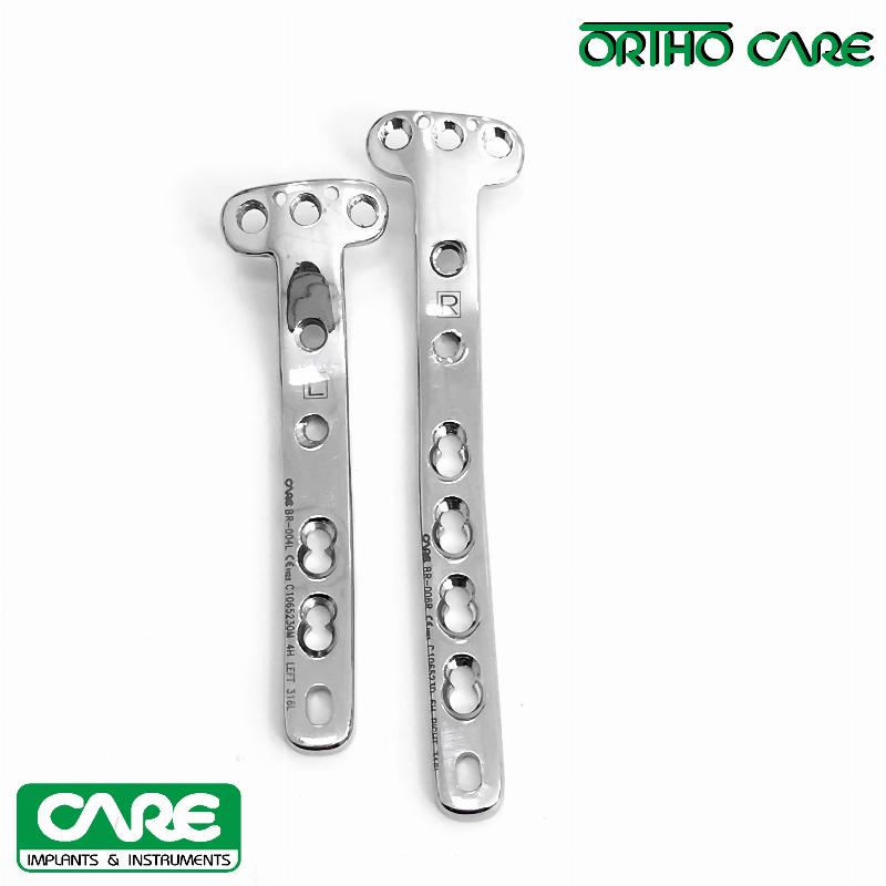 Пластина проксимальна-латеральна гомілкова з кутовою стабільністю під гвинти Ø 3,5 мм – права